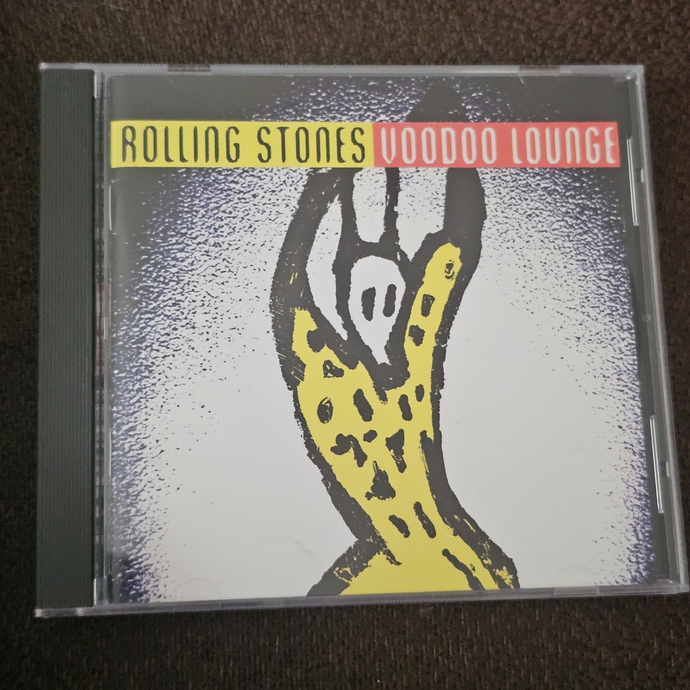 the Rolling Stones Voodoo Lounge CD - Yellow and Black